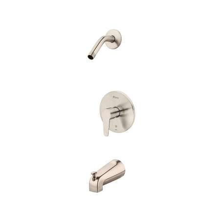 Tub and Shower Trim, Brushed Nickel, Wall -  PFISTER, R89-070K